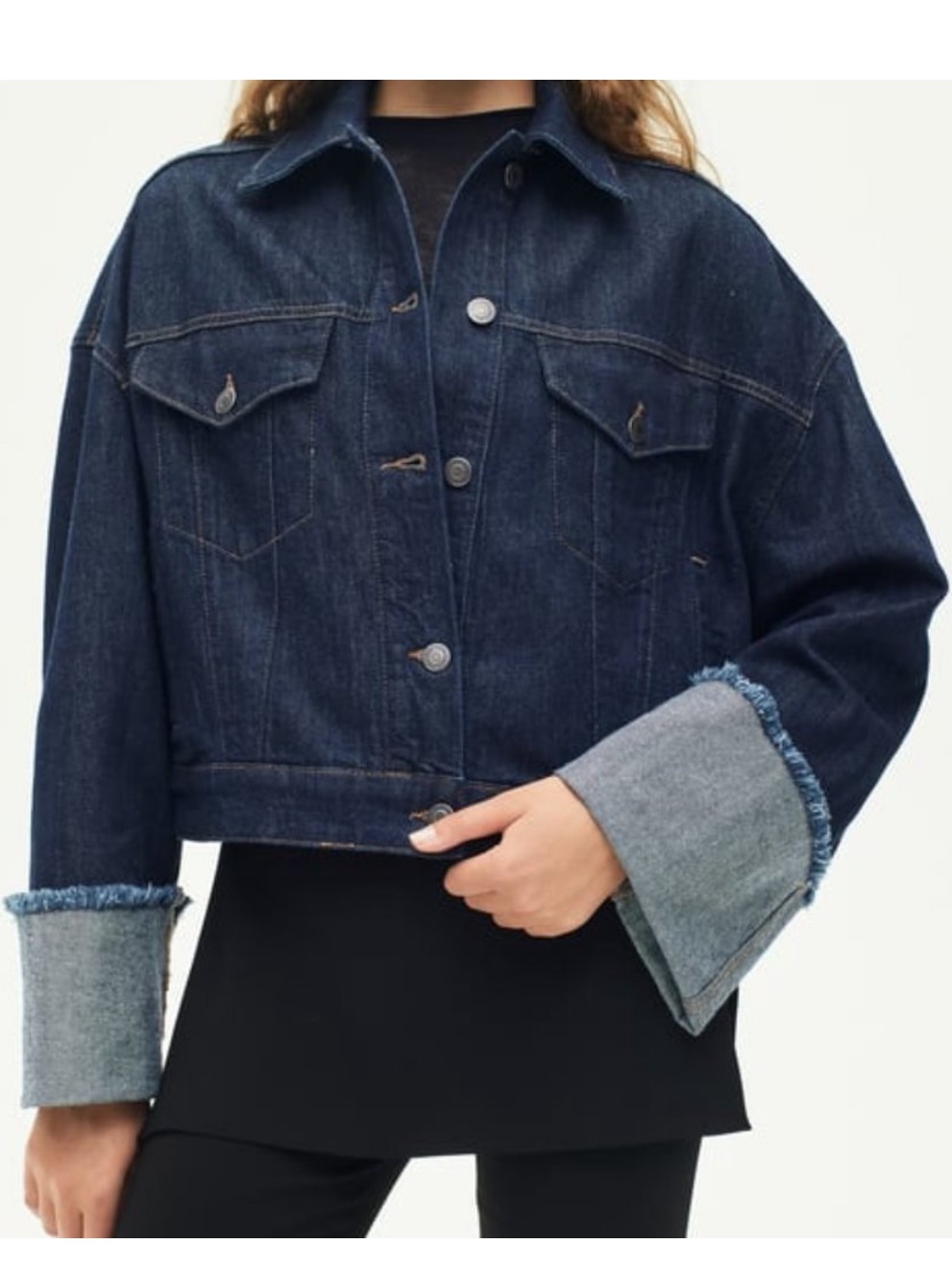 Zara Boxy Denim Jacket